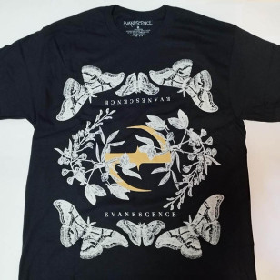 Evanescence - Butterfly Logo Official T Shirt ( Men M, L) ***READY TO SHIP from Hong Kong***